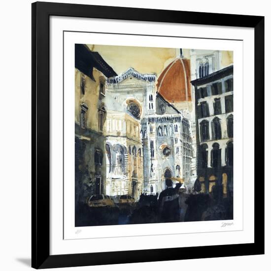 The Basilica di Santa Maria del Fiore, Florence-Susan Brown-Framed Collectable Print