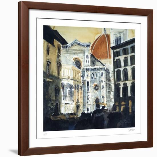 The Basilica di Santa Maria del Fiore, Florence-Susan Brown-Framed Collectable Print