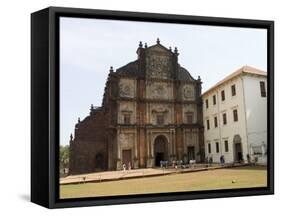 The Basilica of Bom Jesus, Built 1594, Old Goa, Unesco World Heritage Site, Goa, India-R H Productions-Framed Stretched Canvas