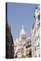 The Basilica of Sacre Coeur Through the Streets of Montmartre, Paris, France, Europe-Julian Elliott-Stretched Canvas