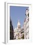 The Basilica of Sacre Coeur Through the Streets of Montmartre, Paris, France, Europe-Julian Elliott-Framed Photographic Print