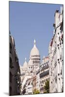 The Basilica of Sacre Coeur Through the Streets of Montmartre, Paris, France, Europe-Julian Elliott-Mounted Photographic Print