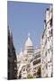 The Basilica of Sacre Coeur Through the Streets of Montmartre, Paris, France, Europe-Julian Elliott-Mounted Photographic Print