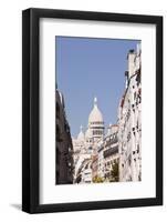 The Basilica of Sacre Coeur Through the Streets of Montmartre, Paris, France, Europe-Julian Elliott-Framed Photographic Print