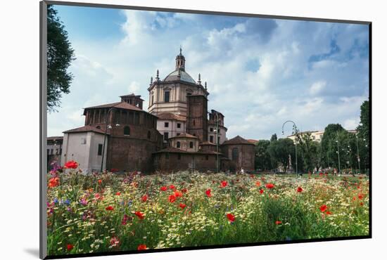 The Basilica of San Lorenzo Maggiore, an important place of Catholic worship, Milan, Lombardy, Ital-Alexandre Rotenberg-Mounted Photographic Print