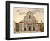 The Basilica of San Petronio in Bologna-Joan Blaeu-Framed Giclee Print