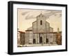 The Basilica of San Petronio in Bologna-Joan Blaeu-Framed Giclee Print