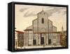 The Basilica of San Petronio in Bologna-Joan Blaeu-Framed Stretched Canvas