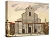 The Basilica of San Petronio in Bologna-Joan Blaeu-Stretched Canvas