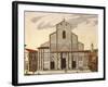 The Basilica of San Petronio in Bologna-Joan Blaeu-Framed Giclee Print