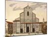 The Basilica of San Petronio in Bologna-Joan Blaeu-Mounted Giclee Print