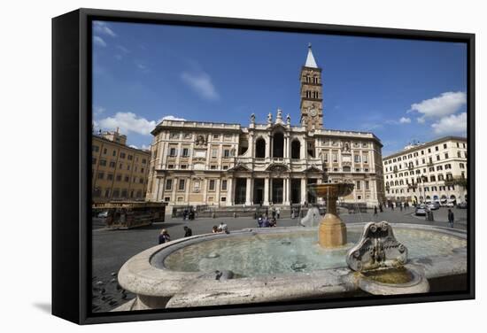 The Basilica of Santa Maria Maggiore (St. Mary Major)-Stuart Black-Framed Stretched Canvas