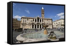 The Basilica of Santa Maria Maggiore (St. Mary Major)-Stuart Black-Framed Stretched Canvas