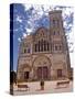 The Basilica of St. Magdalene, UNESCO World Heritage Site, Vezelay, Yonne, Burgundy, France, Europe-Julian Elliott-Stretched Canvas