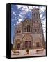 The Basilica of St. Magdalene, UNESCO World Heritage Site, Vezelay, Yonne, Burgundy, France, Europe-Julian Elliott-Framed Stretched Canvas