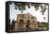 The Basilica of the Agony (Church of All Nations) at the Garden of Gethsemane-Yadid Levy-Framed Stretched Canvas