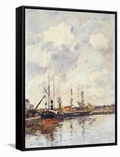 The Basin, 1891-Eugene Louis Boudin-Framed Stretched Canvas