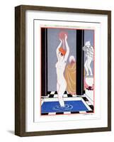 The Basin, 1914-Georges Barbier-Framed Giclee Print