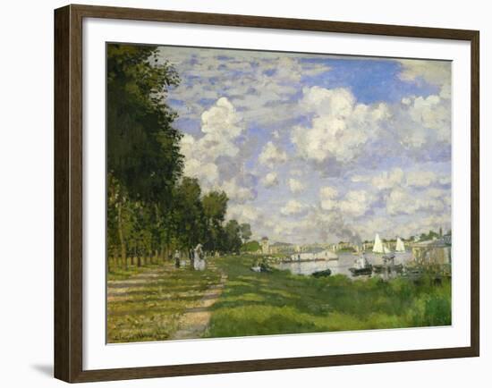 The Basin At Argenteuil, Ca. 1872-Claude Monet-Framed Giclee Print