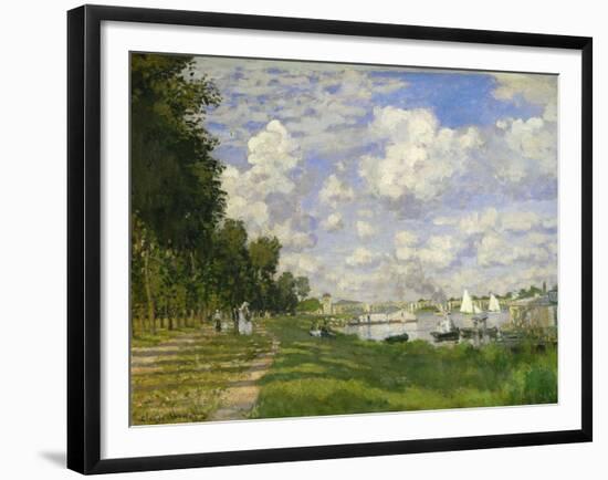 The Basin At Argenteuil, Ca. 1872-Claude Monet-Framed Giclee Print