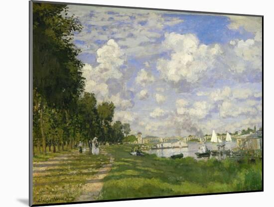 The Basin At Argenteuil, Ca. 1872-Claude Monet-Mounted Giclee Print