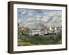 The Basin at Argenteuil (Detail)-Claude Monet-Framed Art Print