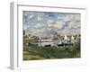 The Basin at Argenteuil (Detail)-Claude Monet-Framed Art Print