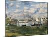 The Basin at Argenteuil (Detail)-Claude Monet-Mounted Art Print