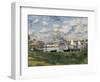 The Basin at Argenteuil (Detail)-Claude Monet-Framed Art Print