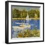 The Basin at Argenteuil-Claude Monet-Framed Art Print