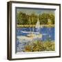 The Basin at Argenteuil-Claude Monet-Framed Art Print