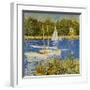 The Basin at Argenteuil-Claude Monet-Framed Art Print