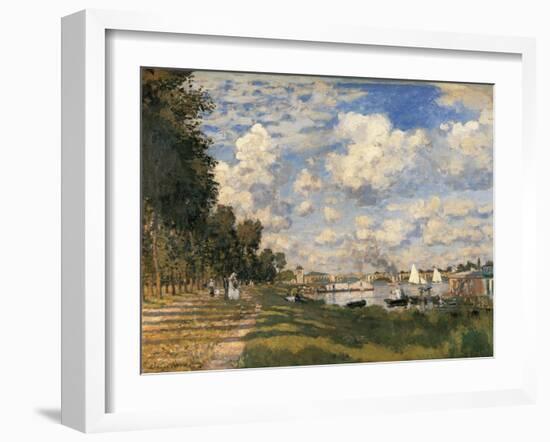 The Basin at Argenteuil-Claude Monet-Framed Giclee Print