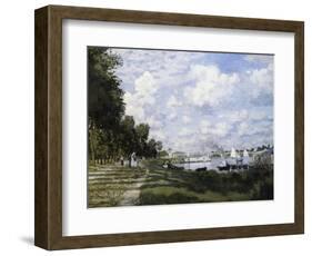 The Basin at Argenteuil-Claude Monet-Framed Giclee Print