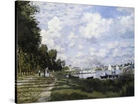 The Basin at Argenteuil-Claude Monet-Stretched Canvas