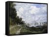 The Basin at Argenteuil-Claude Monet-Framed Stretched Canvas