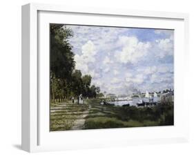 The Basin at Argenteuil-Claude Monet-Framed Giclee Print