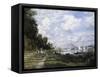 The Basin at Argenteuil-Claude Monet-Framed Stretched Canvas