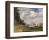 The Basin at Argenteuil-Claude Monet-Framed Art Print
