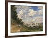 The Basin at Argenteuil-Claude Monet-Framed Art Print