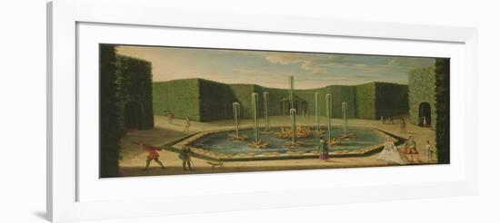 The Basin of Ceres at Versailles, Early Eighteenth Century-null-Framed Giclee Print