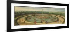 The Basin of Enceladus at Versailles, Early Eighteenth Century-null-Framed Giclee Print