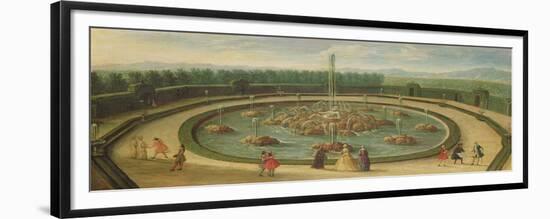 The Basin of Enceladus at Versailles, Early Eighteenth Century-null-Framed Giclee Print