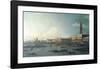The Basin of San Marco On Ascension Day-Canaletto-Framed Premium Giclee Print