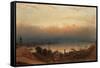 The Basin of the Patapsco from Federal Hill, Baltimore-Sanford Robinson Gifford-Framed Stretched Canvas