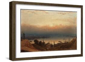 The Basin of the Patapsco from Federal Hill, Baltimore-Sanford Robinson Gifford-Framed Giclee Print