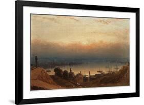 The Basin of the Patapsco from Federal Hill, Baltimore-Sanford Robinson Gifford-Framed Giclee Print