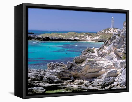 The Basin, Rottnest Island, Perth Area, Western Australia, Australia-Walter Bibikow-Framed Stretched Canvas