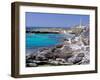 The Basin, Rottnest Island, Perth Area, Western Australia, Australia-Walter Bibikow-Framed Photographic Print