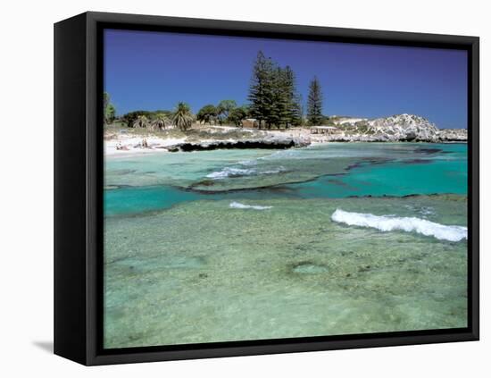 The Basin, Rottnest Island, Perth Area, Western Australia, Australia-Walter Bibikow-Framed Stretched Canvas